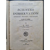Sciences d'observation