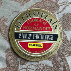 Le châtelai̇n - Produit de Normandie - 40 pour cent de Matiere...