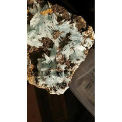 Barytine bleue de nabor Maroc GBB1 - 21cmx21cm - 5KG