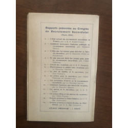 Les personnes d'oeuvres et le recrutement sacerdotal