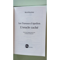 Les Travaux d'Apollon - tome 1: L'oracle caché