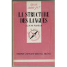 La structure des langues Que sais je ? n° 2006