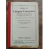 Cours de Langue françaisegrammaire et exercices analyse hachette1931
