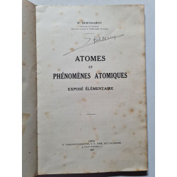 Atomes et phénomènes atomiques