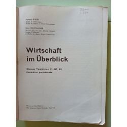 Wirtschaft im Überblick (Aperçu de l'économie)