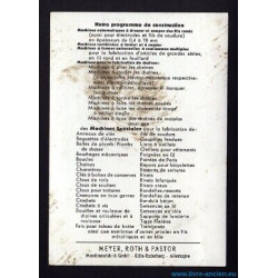 Ancienne photo MEYER ROTH PASTOR Maschinenfabrik GmbH Allemagne