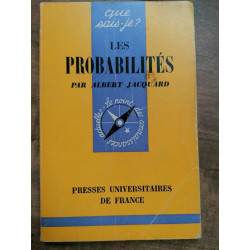 Les probabilités Presses universitaires de France