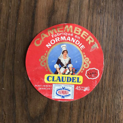CAMEMBERT fabriqué en Normandie - Claudel