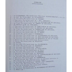 Brochure 40e Anniversaire Du Groupement Philatélique alsace belfort