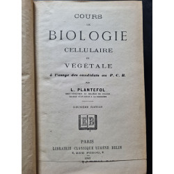 Biologie cellulaire et végétale