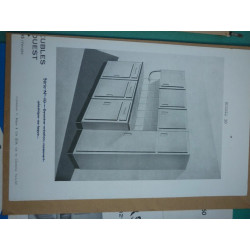 Lot de 11 documents catalogues-dépliants-pub Mobilier...