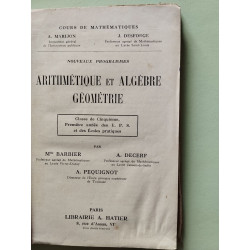 Arithmétique Algèbre Géométrie