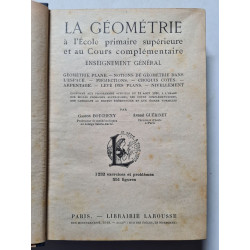 La Géométrie à l'école primaire supérieure et au cours complémentaire
