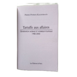 Tartuffe aux affaires. generation morale et horreur politique....