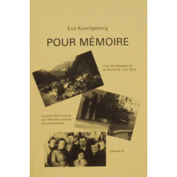 POUR Mémoire (Français) Broché – 1 janvier 1999