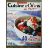 Cuisine et Vins de France Nº 80 juillet août 2001