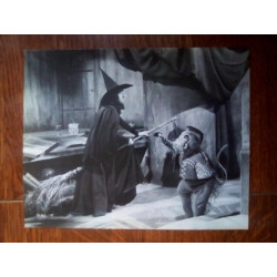 Carte Postale Grand Format Le Magicien d'Oz Imprimée aux USA. 25 5...