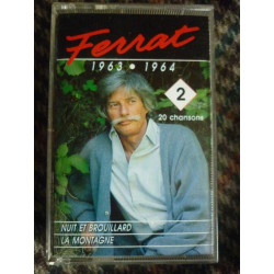 Ferrat n2 1963 1964 Nuit et brouillard Cassette audio k7 Disques Temey
