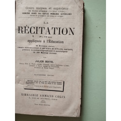 La récitation (de 9 à 12 ans)