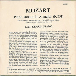 Piano Sonata In A Major K. 331