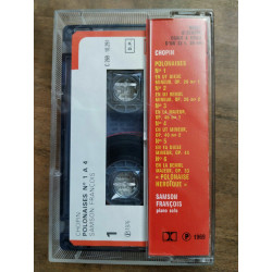 Chopin Les Polonaises - Samson François Cassette Audio-K7