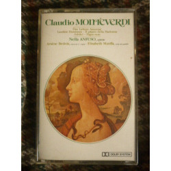 Claudio Monteverdi Nella Anfuso soprano Cassette Audio-K7 Arion...