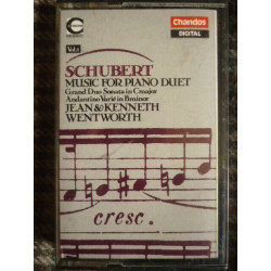 schubert Music for Piano Duet vol 1 Jean Kenneth wentworth Chandos...