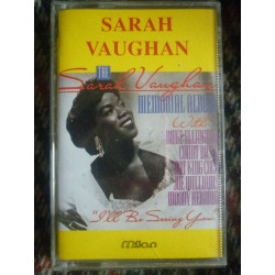 The Sarah Vaughan memorial album Cassette Audio-K7 Milan C 311 RC 430
