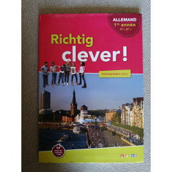 Richtig Clever !: Richtig Clever! Allemand 1ere annee Livre