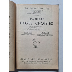 Baudelaire : pages choisies