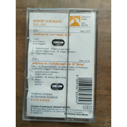 Schumann Symphony No 1 No 2 - Rafael Kubelik Cassette Audio-K7
