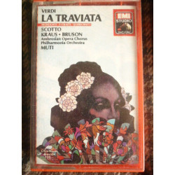 VERDI LA TRAVIATA Cassette Audio-K7 EMI EG 7 63088 4