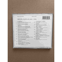 Lebendige Vergangenheit: Miguel Fleta II/ CD