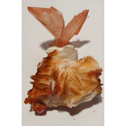 Lot de 2 Quartz hematoïde vanadinite sur barytine QHVB 5