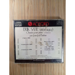 Erik satie (1866-1925) oeuvres pour piano
