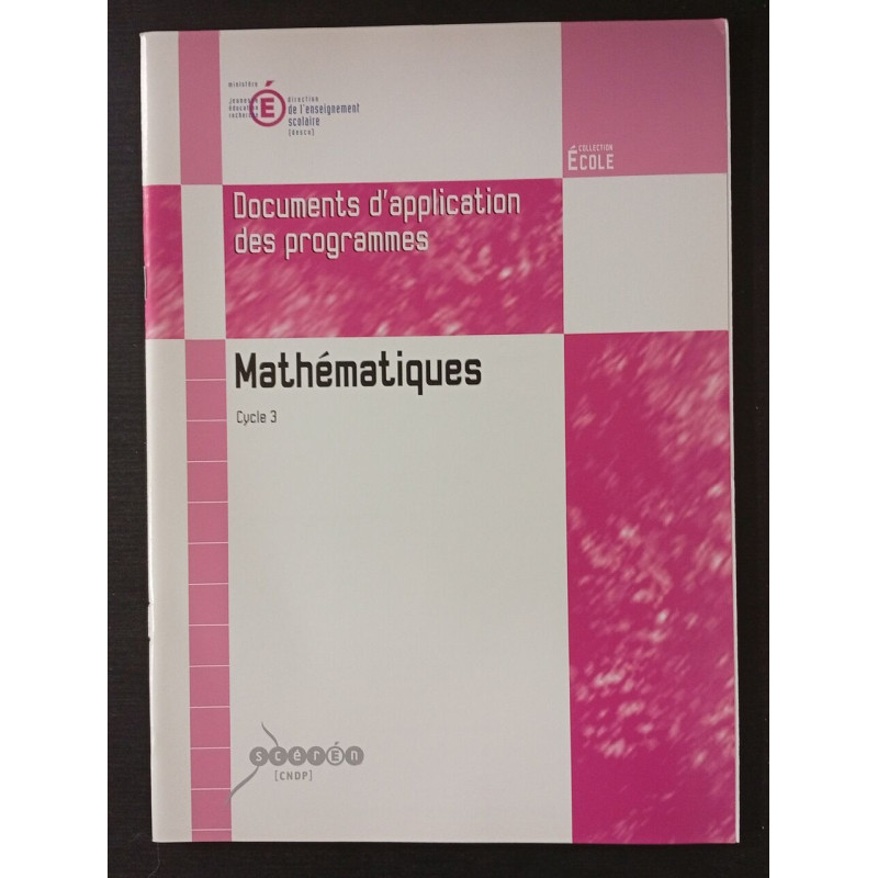 Mathématiques - Cycle 3