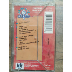 Karaoke Party Chansons françaises Cassette Audio-K7 NEUF SOUS BLISTER