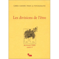 Libres cahiers pour la psychanalyse numéro 4 Automne 2001 : Les...