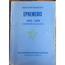 SIMPLIFIED SCIENTIFIC - EPHEMERIS - 1970-1979 COMPUTER CALCULATED