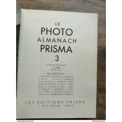 L. Lobel - Photo Almanach Prisma Vol. 3 / Les Éditions Prisma