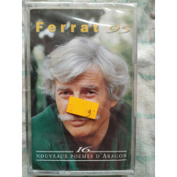 Ferrat 95 16 nouveaux poèmes d'Aragon Cassette Audio-K7 NEUVE SOUS...