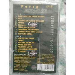 Ferrat 95 16 nouveaux poèmes d'Aragon Cassette Audio-K7 NEUVE SOUS...