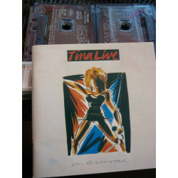 Tina Turner Tina Live in Europe Coffret 2 cassettes Capitol 7 90126-4