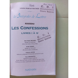 Les Confessions livres 1 à 4