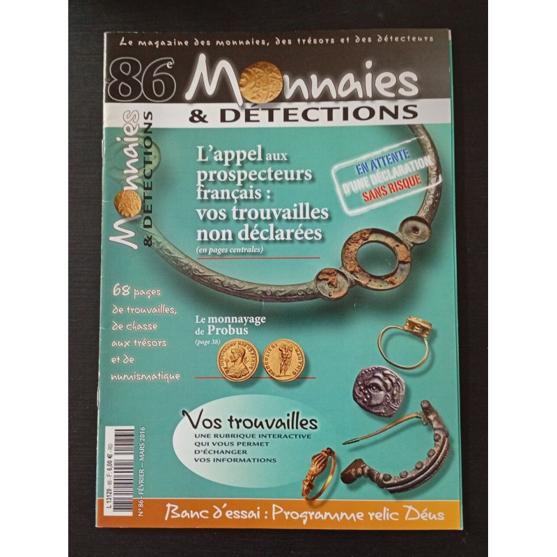 86 Monnaies et Détectios - Février - Mars 2016