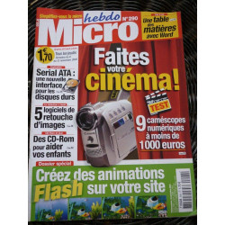 HEBDO MICRO n290 6 novembre 2003