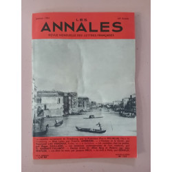 Revue Les annales des lettres françaises N° 123
