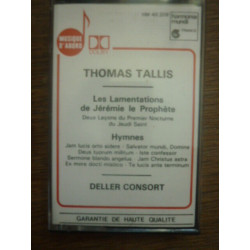 tallis Les lamentations de Jérémie-Deller consort Cassette