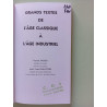 Grands textes de l'âge classique à l'âge industriel