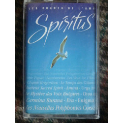 Spiritus les chants de l'âme Cassette Audio-K7 Podis 555 007-4